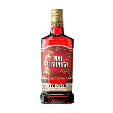 Изображение товара Настойка Горькая Три Старика Ягодная 35% 0,5л
