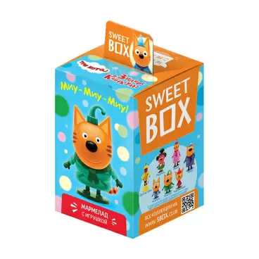 Изображение товара Мармелад Sweet Box Три Кота с Игрушкой 10г