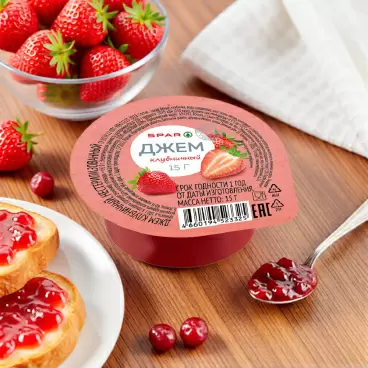 Изображение товара Джем SPAR Клубничный 15г