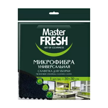 Изображение товара Салфетка для Уборки Master Fresh Универсальная 30*30см