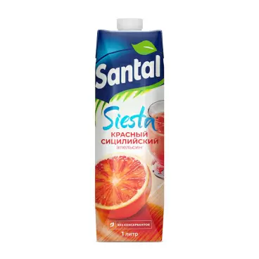 Изображение товара Напиток Santal Красный Сицилийский Апельсин 1л