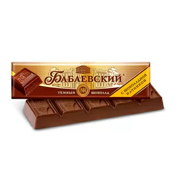 Изображение товара Шоколадный Батончик Бабаевский с Шоколадной Начинкой 50г