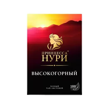 Изображение товара Чай Черный Принцесса Нури Высокогорный 100г