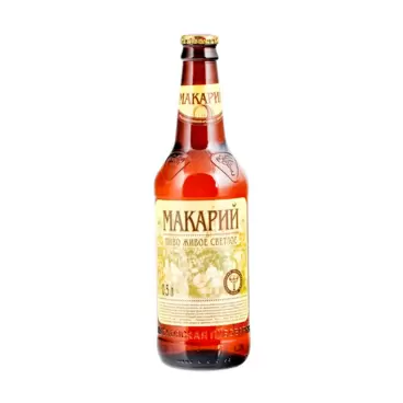 Изображение товара Пиво Макарий Живое 4% 0,5л Стекло