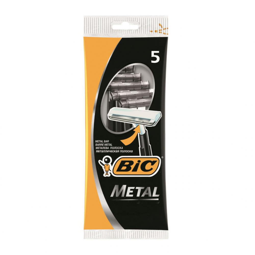 Изображение товара Станки Одноразовые Bic Metal 5шт