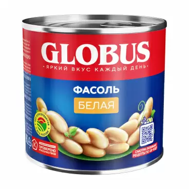 Изображение товара Фасоль Белая Globus 425мл ж/б