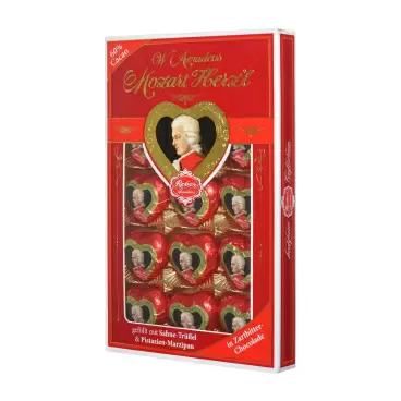 Изображение товара Набор Конфет Reber Mozart Сердечки 150г